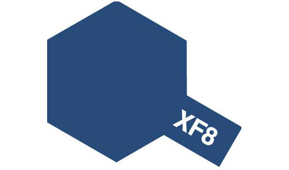 80308 XF-8 Flat Blue (Синяя матовая) краска эмаль 10 мл.