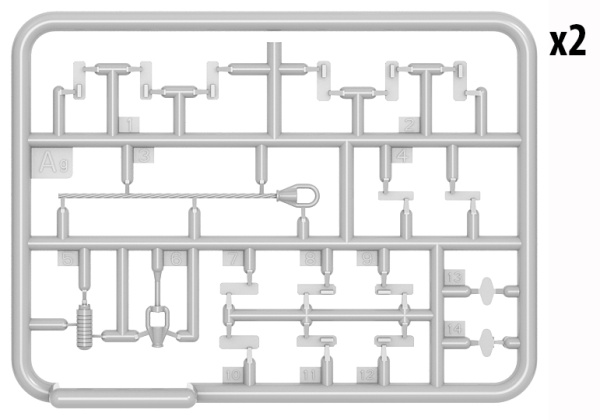 MA37040 1/35 Колейный Минный Трал KMT-9