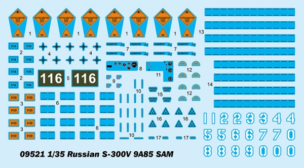 Т09521 Russian S-300V 9A85 SAM