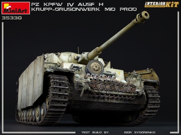 MA35330 Немецкий танк Pz.Kpfw.IV Ausf.H Krupp-Grusonwerk с интерьером. Август-сентябрь 1943 г.