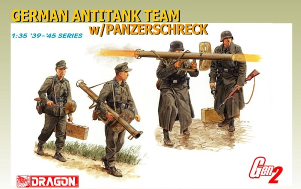 6374 1/35 German Antitank Team w/Panzerschreck