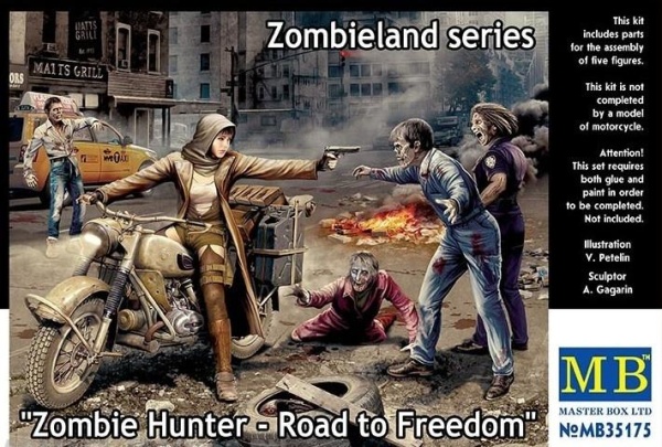 MB35175 Фигурым "Охотник на Зомби-Дорога к свободе", серия Zombieland
