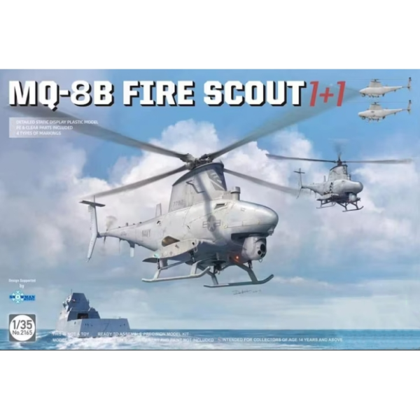 ТА2165 1/35 MQ-8B FIRE SCOUT 1+1