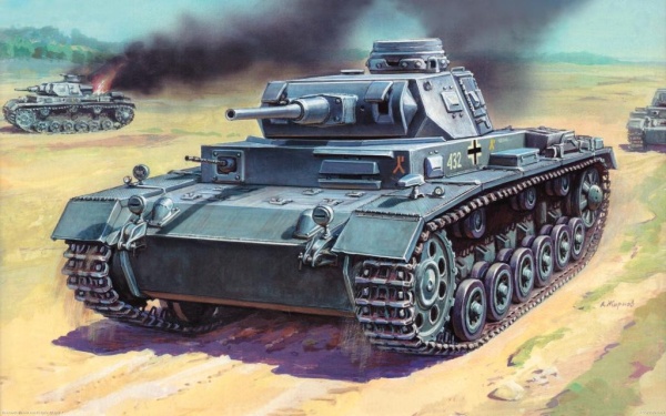 3571 Немецкий танк Т-III (F) 3571 Немецкий танк Т-III (F)
