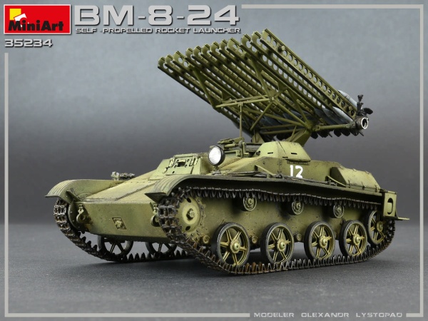 MA35234 1/35 BM-8-24 Советская самоходная ракетная установка