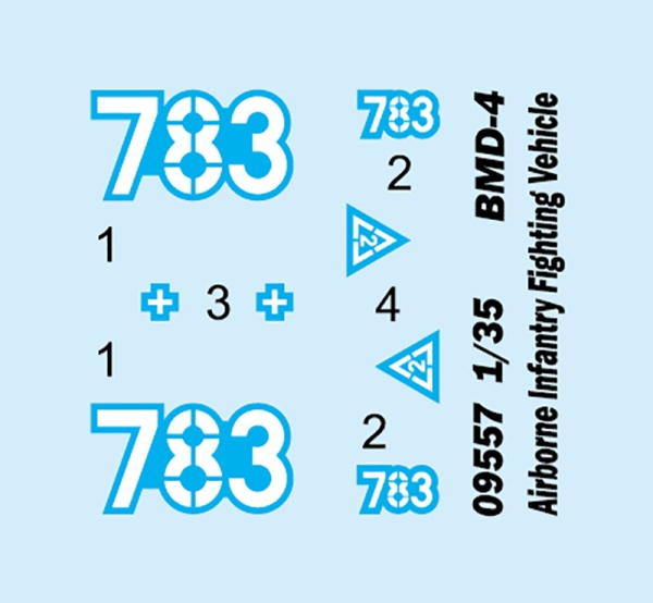 Т09557 BMD-4 Airborne Infantry Fighting Vehicle
