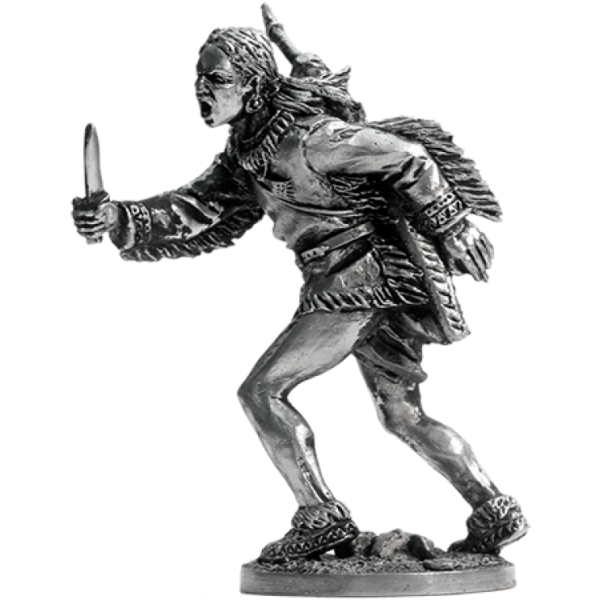 WW-18 Индеец с ножом