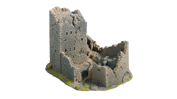 58600 Руина замка Castle Ruin, 18 x 14 cm, 12 cm high