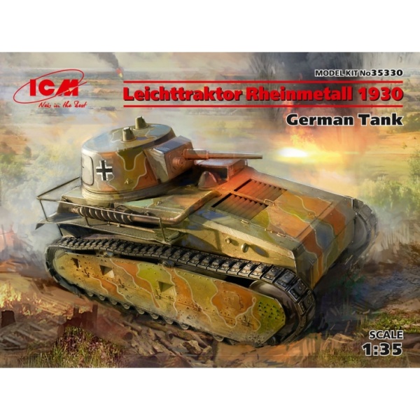 35330 Leichttraktor Rheinmetall 1930, Германский танк 35330 Leichttraktor Rheinmetall 1930, Германский танк
