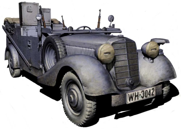 MB3531 Sd.Kfz. 2 Type 170VK, German military radio 
