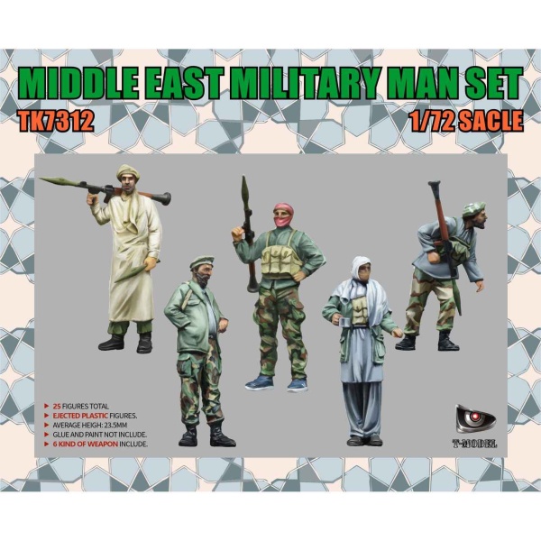 TK7312 MIDDLE EAST MILITARY MAN SET（Weapon include