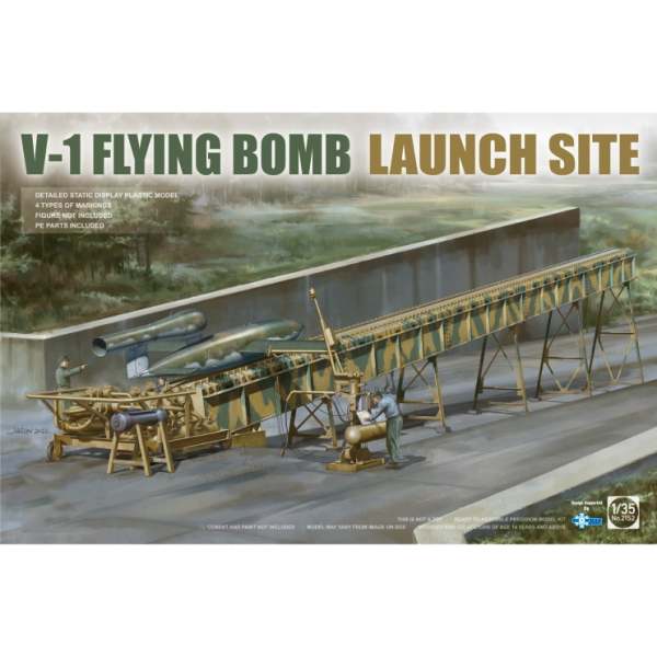 ТА2152 1/35 V-1 FLYING BOMB  LAUNCH SITE