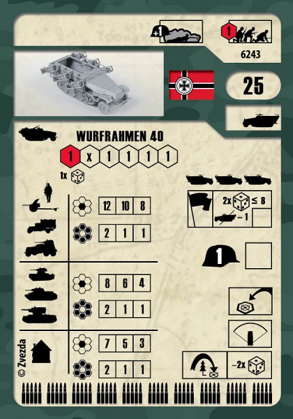 6243 Немецкий бронетранспортер "Ханомаг" с пусковыми установками