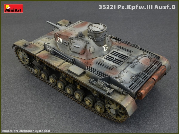 MA35221 1/35 Средний танк Pz.Kpfw.III Ausf.B с экипажем