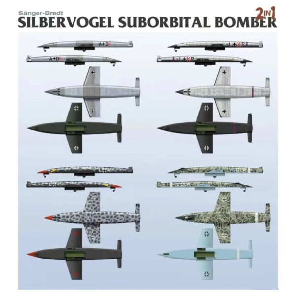 ТА5017 1/72 SILBERVOGEL SUBORBITAL BOMBER