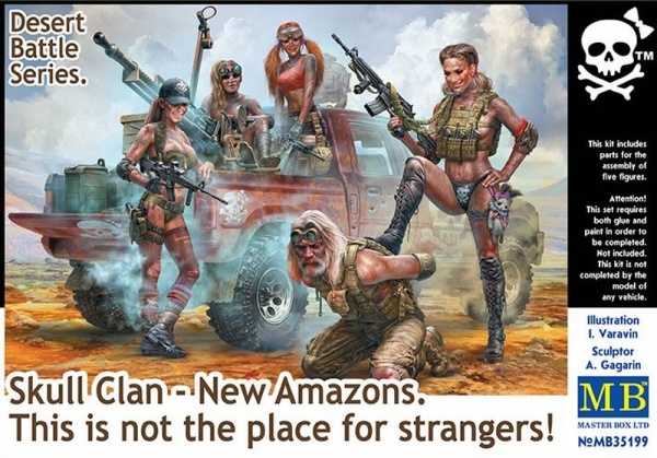 MB35199 Desert Battle Series. Skull Clan - New Amazons. This is not the place for strangers!