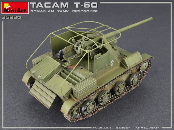 MA35230 /35 Tacam T-60 Румынская САУ. Набор с интерьером