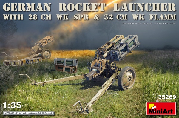 MA35269 1/35 Немецкая ракетная установка с Снарядами 28см WK Spr и 32см WK Flamm