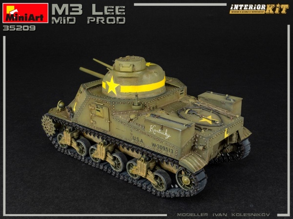 MA35209 Американский танк M3 LEE с интерьером (средняя серия)