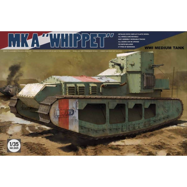 ТА2025 1/35 WWI Medium Tank Mk A Whippet