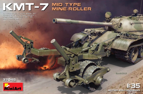 MA37045 1/35 Колейный Минный Трал KMT-7 Середнего Типа