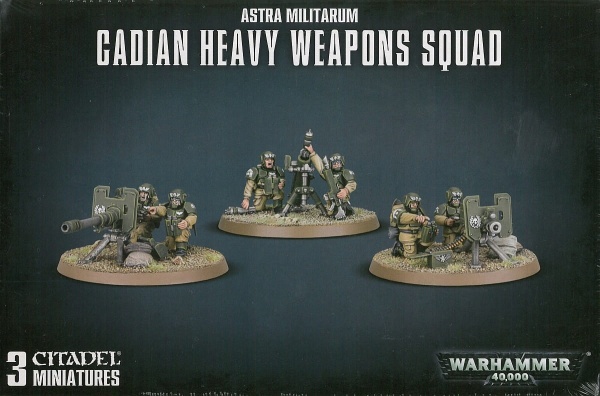 47-19 Warhammer Astra Militarum Cadian Heavy Weapon Squad
