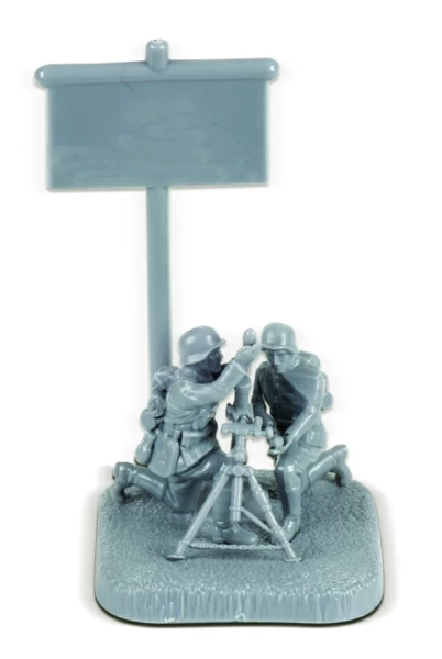 6111 Немецкий 81-мм миномёт с расчётом