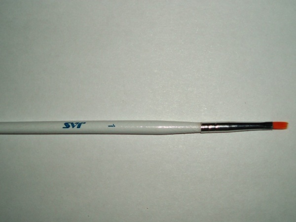 3621 Кисть из синтетического волоса, плоская № 1