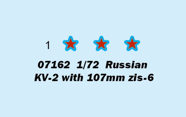 Т07162  Russian KV-2 with 107mm zis-6