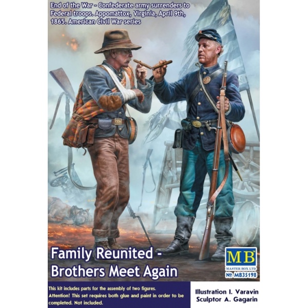 MB35198 American Civil War series. Family Reunited - Brothers Meet Again.