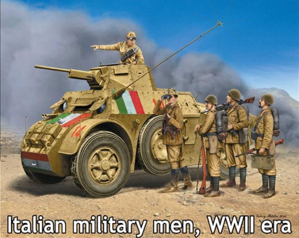 MB35144 Фигуры Итальянские военнослужащие, период Второй мировой войны