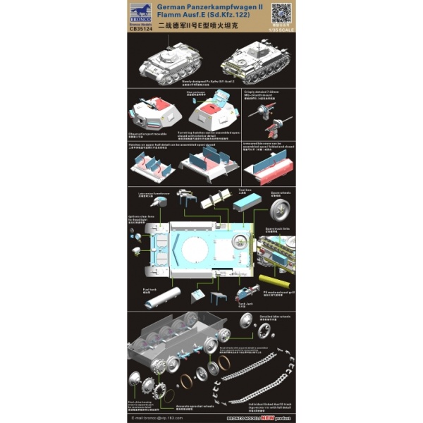 CB35124 PANZERKAMPFWAGEN II (FLAMM) AUSF.E (SK.KFZ.122)