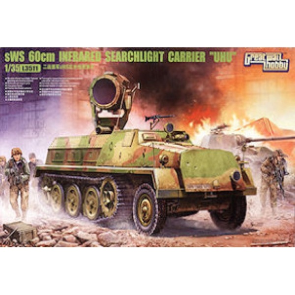 L3511 1/35 German sWS 60cm Infrared Searchlight Carrier "UHU"0000