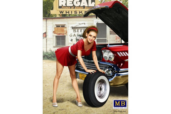 MB24017 Фигуры, Серия Пин-ап. Краткая остановка. Набор № 3