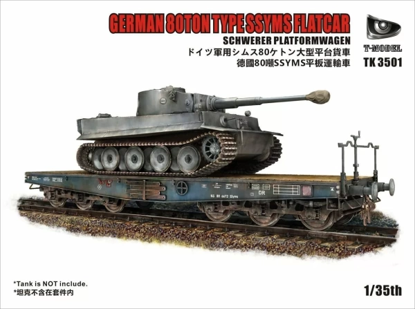 TK3501-S German 80T Type SSyms Schwerer platormwagen(Tank not include)
