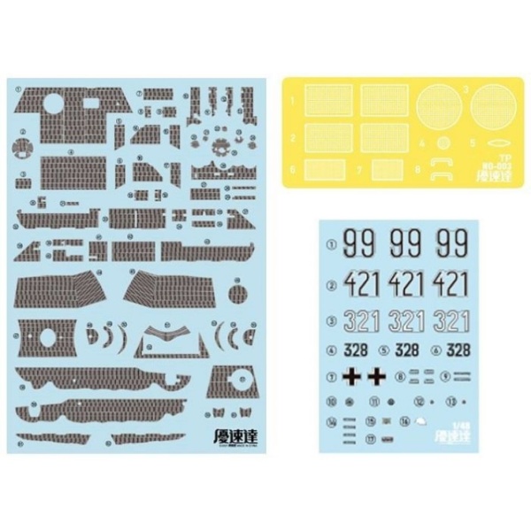 NO-003 1/48 PANTHER A  W/ZIMMERIT&FULL INTERIOR
