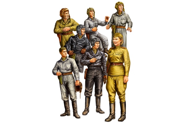84411 Russian Tank Crew 1/35