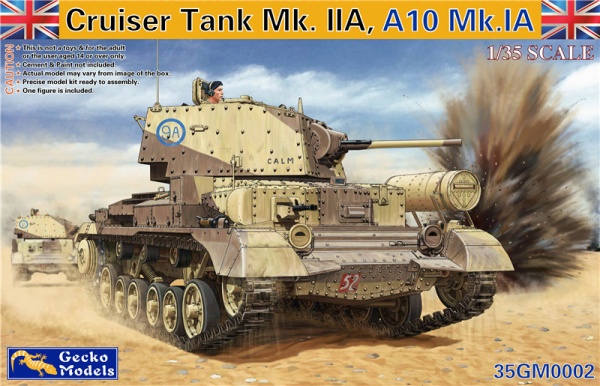 35GM0002 1/35 Cruiser Tank Mk. IIA, A10 Mk.IA 35GM0002 1/35 Cruiser Tank Mk. IIA, A10 Mk.IA