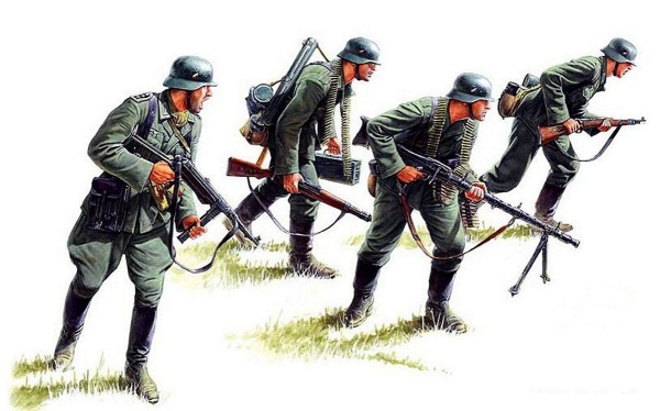 MB3513 Фигуры Немецкая пехота, 1939-1942