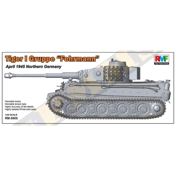 RM-5005 1/35 Tiger I Gruppe "Fehrmann" April 1945 Northern Germany