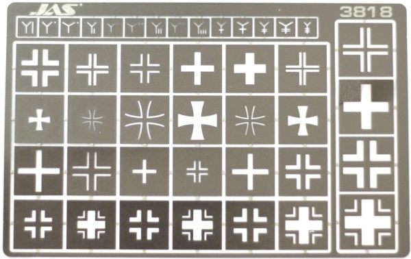3818 Трафарет Опознавательные знаки армии Германии, 2 МВ