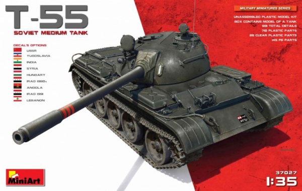 MA37027 1/35 T-55 Советский средний танк