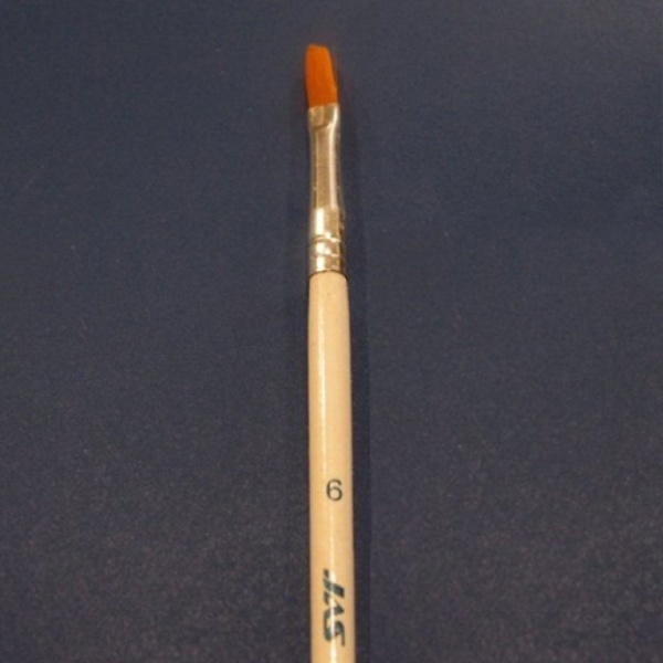 3626 Кисть из синтетического волоса, плоская № 6