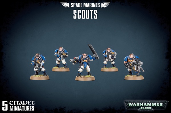 48-16 Набор "Скауты космического десанта"(SPACE MARINES SCOUTS)