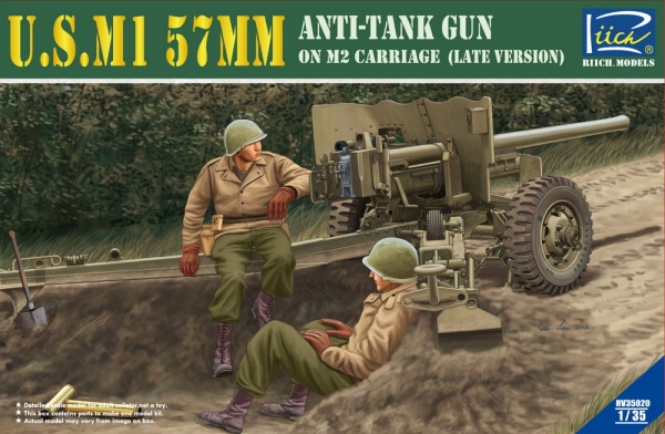 RV35020 1/35 U.S.M1 57mm Anti-tank Gun on M2 carriage ?Late Version)