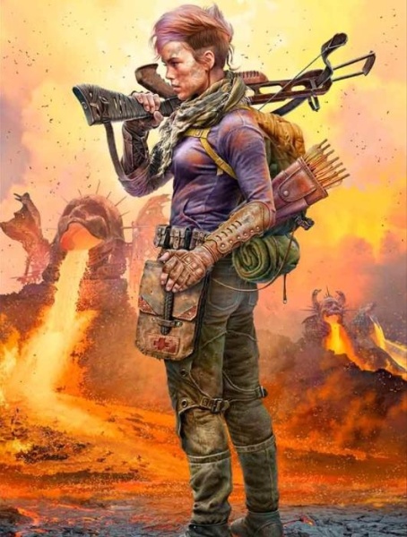 MB24073 Фигуры, Серия постапокалиптики. Последний Мост. Набор №1. Сабрина