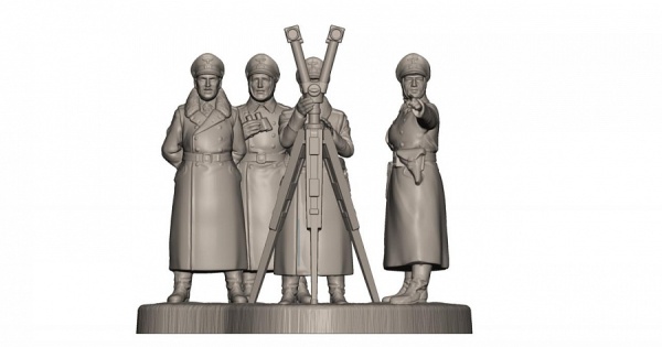 6232 Немецкий штаб в зимней форме