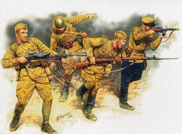 MB3523 Фигурки Советская пехота