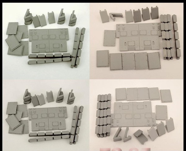 B35065 Комплект блоков ДЗ Контакт-5 для Т-90, Тип (72)БА, Тип (72)БЗ