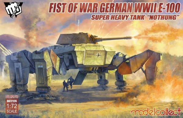 UA72126 Fist of War German WWII E-100 Supper Heavy Tank "Nothung"